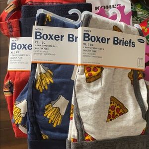 Cute 🍔 Burger Fries 🍟 and Pizza 🍕 Boxers NEW